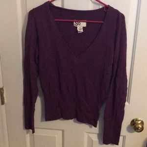 SO sweater, purple, medium
